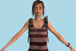 Ellie Left Behind 3d model